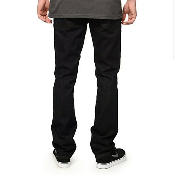 NWT! Mens Zumiez Free World Messenger Skinny Dark - Picture 2 of 4